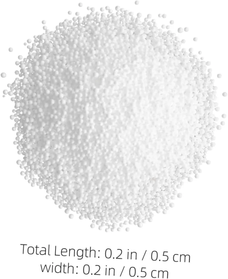 1 Pack Bean Bag Filler Refill Lightweight Stuffing for Bean Bags Dolls Crafts Resilient Shredded Particles for Comfort Insulation
