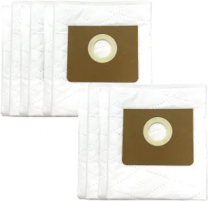 10 PACK Fleece Filter Accessory Bag for Fein Turbo I Vacuums, Replacement Dust Bags for Turbo 1 Vacuum, 2-3 Times More Effective Capacity,Vacuum Filter Bag for Dustex 25L Model,31345061010