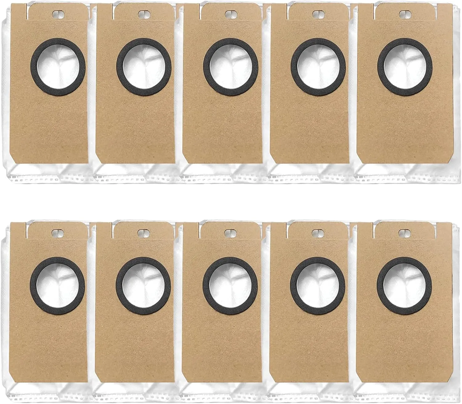 10 Packs Dust Bgas for Ionvac SmartClean V4 Self Emptying Robot Vacuum Cleaner Replacement 10 Vacuum Bags