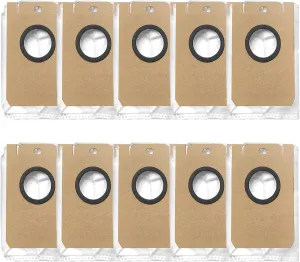10 Packs Dust Bgas for Ionvac SmartClean V4 Self Emptying Robot Vacuum Cleaner Replacement 10 Vacuum Bags