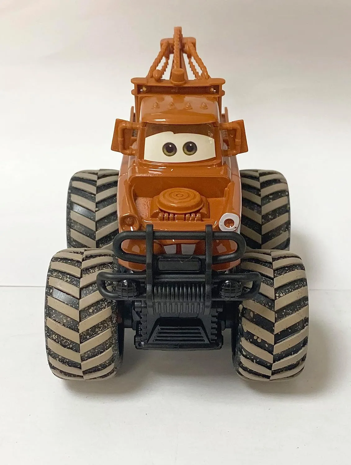 12 Styles Movie Cars 3 Black Storm Jackson Lightning McQueen Curz Mater Giant Wheels Cars 1：55 Diecast Vehicles Toys Set Children Car Toy (Mater)