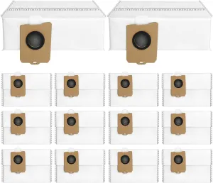 14Pcs Freo Z Ultra Replacement Dust Bags Only for Narwal Freo Z Ultra Robot Vaclumn Cleaner Spare Parts Accessory, Disposable Vacuum Dust Bags.