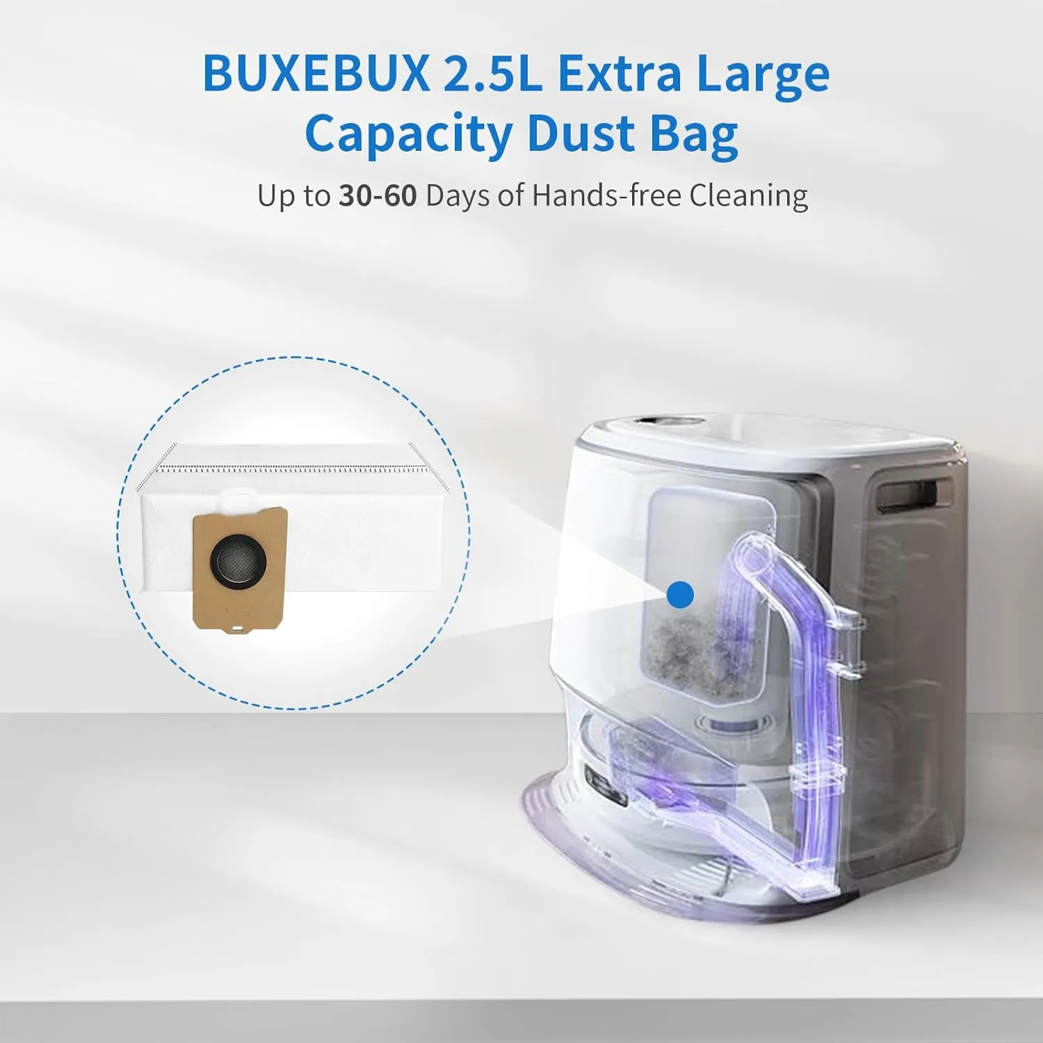 14Pcs Freo Z Ultra Replacement Dust Bags Only for Narwal Freo Z Ultra Robot Vaclumn Cleaner Spare Parts Accessory, Disposable Vacuum Dust Bags.