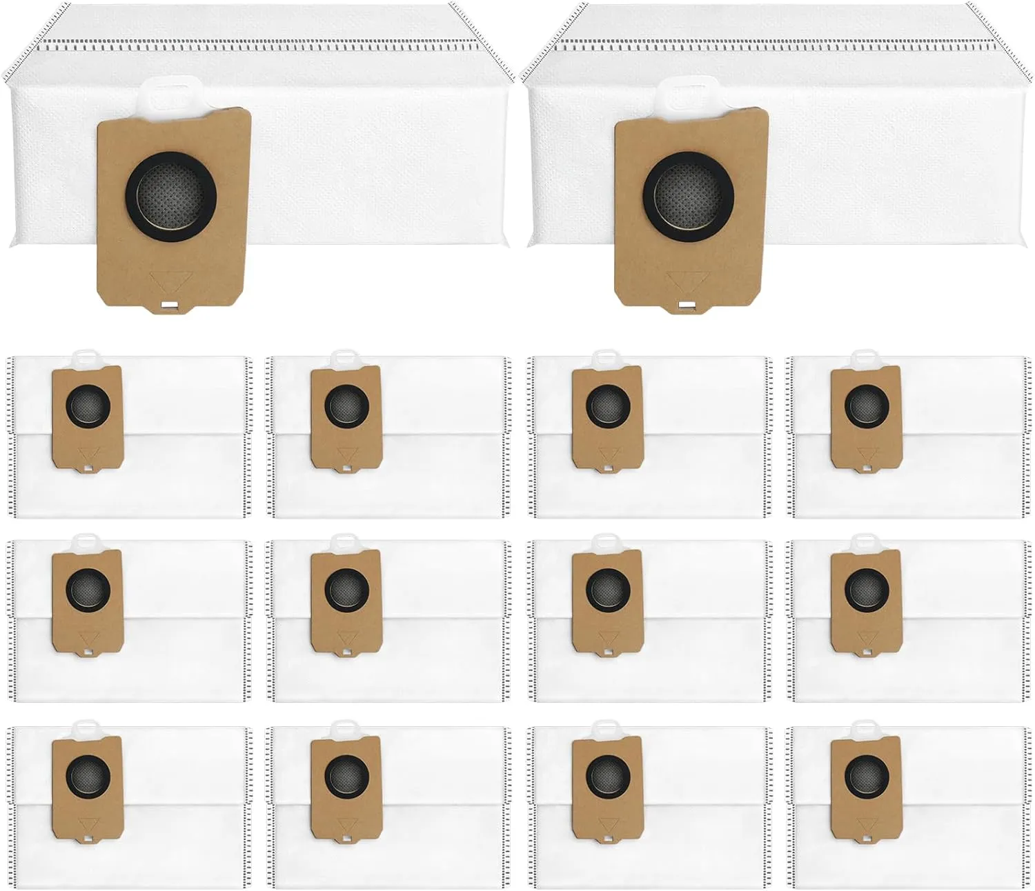 14Pcs Freo Z Ultra Replacement Dust Bags Only for Narwal Freo Z Ultra Robot Vaclumn Cleaner Spare Parts Accessory, Disposable Vacuum Dust Bags.