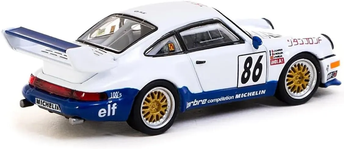 1/64 Tarmac Works 1994 911 Turbo S LM GT Suzuka 1000km #86 Winner Diecast Car Model - T64S-009-94SU