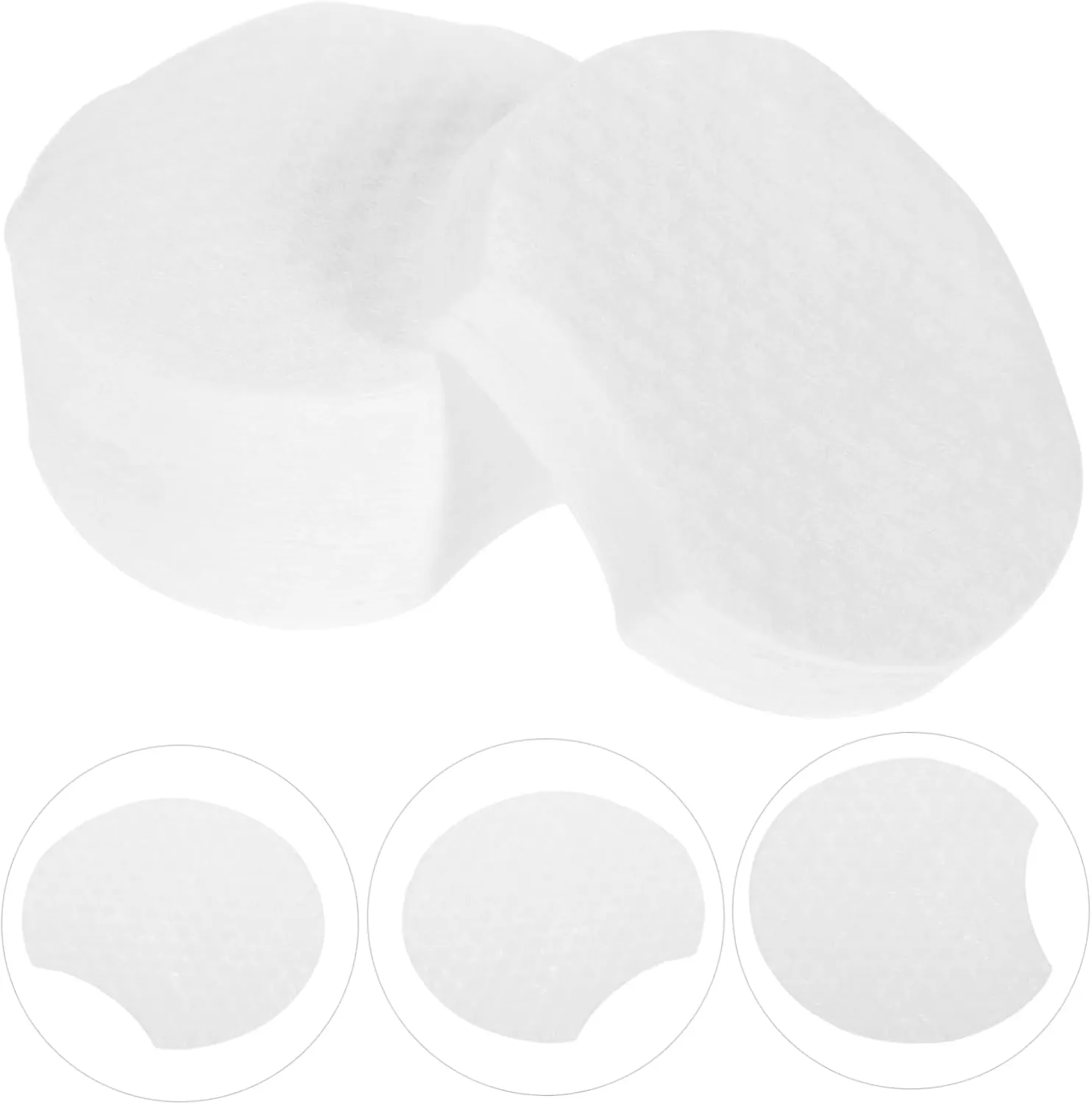 1800pcs Non-Woven Cosmetic Cleaning Pads for Makeup Removal Soft Exfoliating Face Cloths for Women and Girls for Daily Cleansing and Pore Deep Cleaning