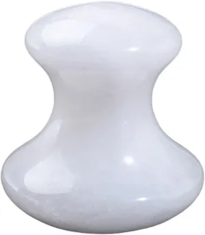 1PC Natural Rose Quartz Mushroom Face Massager Jade Roller Beauty Massage Eye Neck Health Skin Care Guasha Spa(Type e)