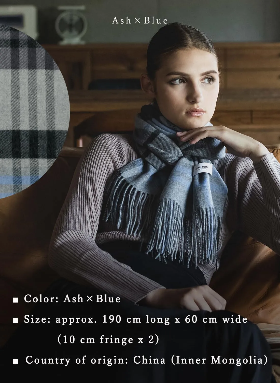 20 colors 100% finest cashmere plaid stole ladies large thick B0114B