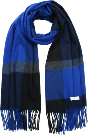 20 colors 100% finest cashmere plaid stole ladies large thick B0114B