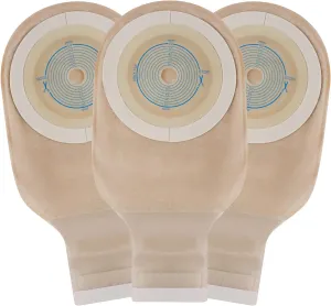 20 PCS Colostomy Bags Rainlotus One Piece Ostomy Bag,Ostomy Drainable Pouch for Ileostomy Stoma Care, Cut to Fit.