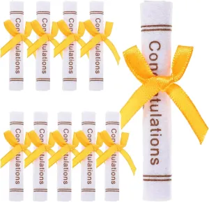 25pcs Graduation Season Decoration Graduation Bear Costume Non-Woven Graduation Party Ornament Cake Graduate Ornament Graduation Scroll Cake Topper Non-Woven Fabric Clothing Mini