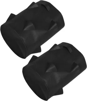 2pcs Thickened Planting Bag Garden Buckets for Planting Garden Grow Bags Flower Planting Bag Strawberry Planter Strawberry Plant Nursery Bags Planter Bags Non-Woven Fabric Black