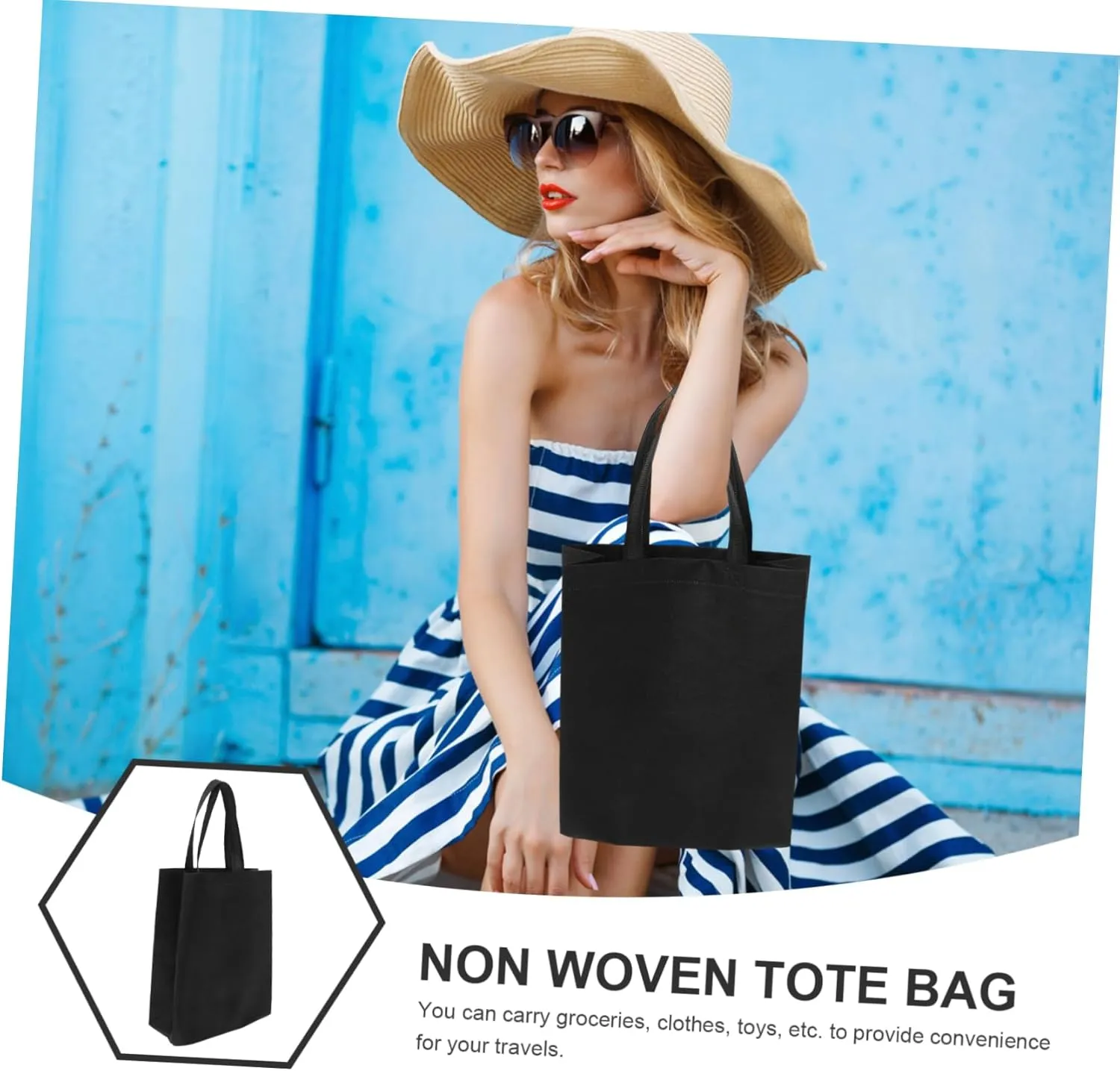 30pcs Non Woven Tote Bag Travel Handbag The Tote Bag Handbags Bag All Tote Bags Handles Bags