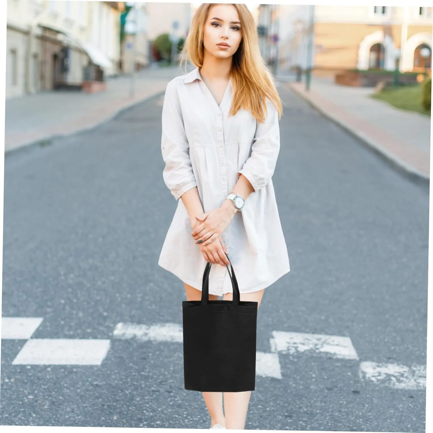 30pcs Non Woven Tote Bag Travel Handbag The Tote Bag Handbags Bag All Tote Bags Handles Bags