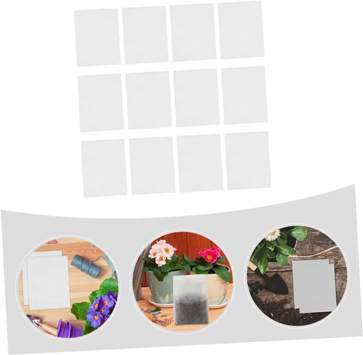 3sets 500pcs Non Woven Fabrics Plant Nursery Bags Portable Grow Bags for Optimal Plant Growth Excellent Drainage and Air Permeability for Gardens Yards and Balconies 500pcs*3