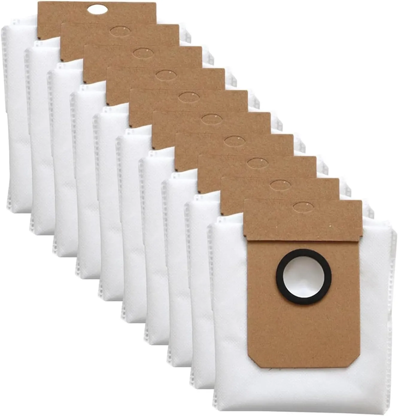 4/10 Piece, Compatible for Conga 13090, Rotary Vacuum Cleaner Dust Bag Non Woven Fabric, Vacuum Cleaner Replacement Accessories(10 Pack)