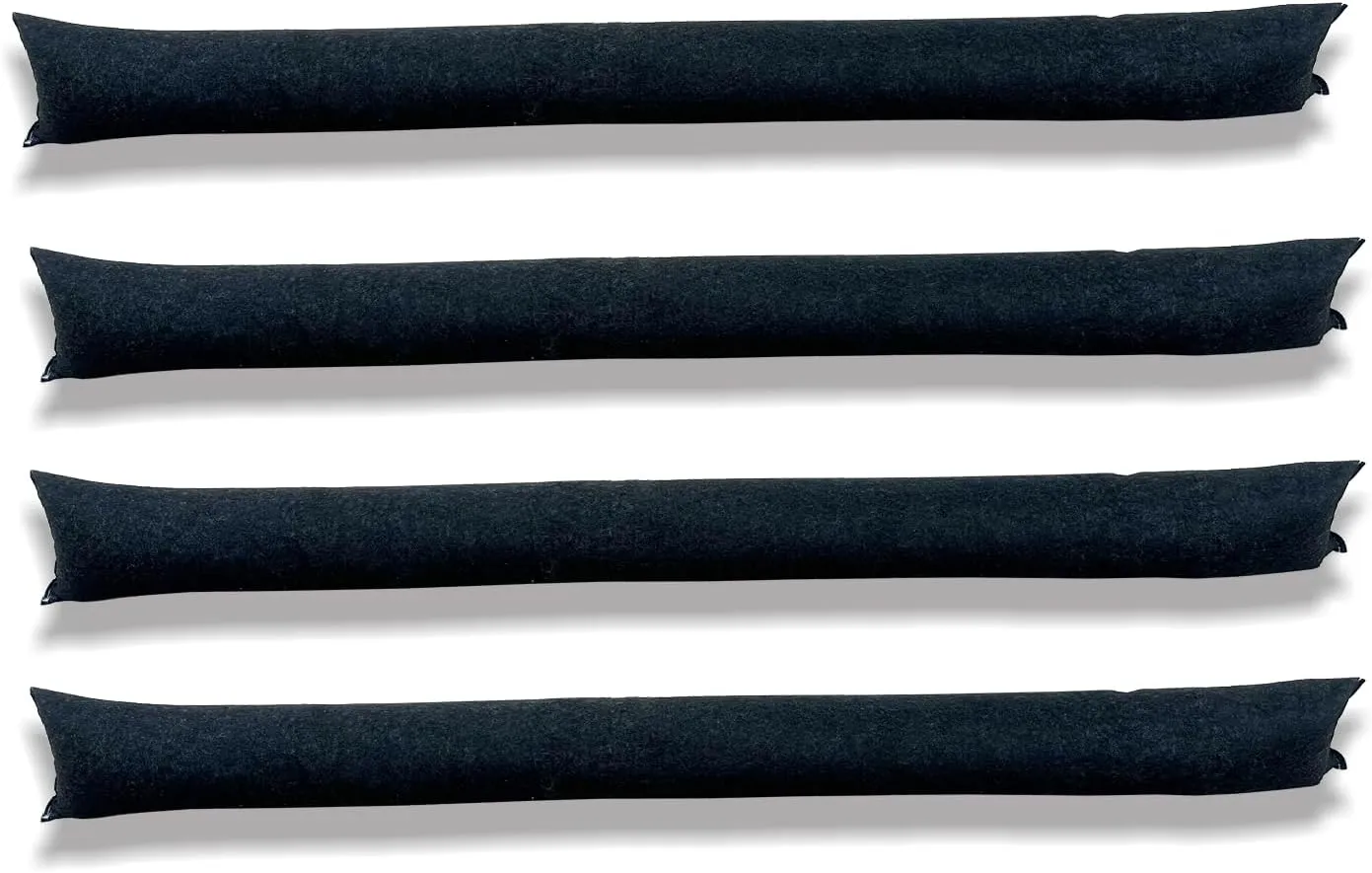 4Pcs 5FT Water Activated Flood Barriers, Sandless Sandbag for Rain Water Control, Resuable Flood Water Barrier for Garage and Home Doors, Easy to Use (5ft, 4Pack)