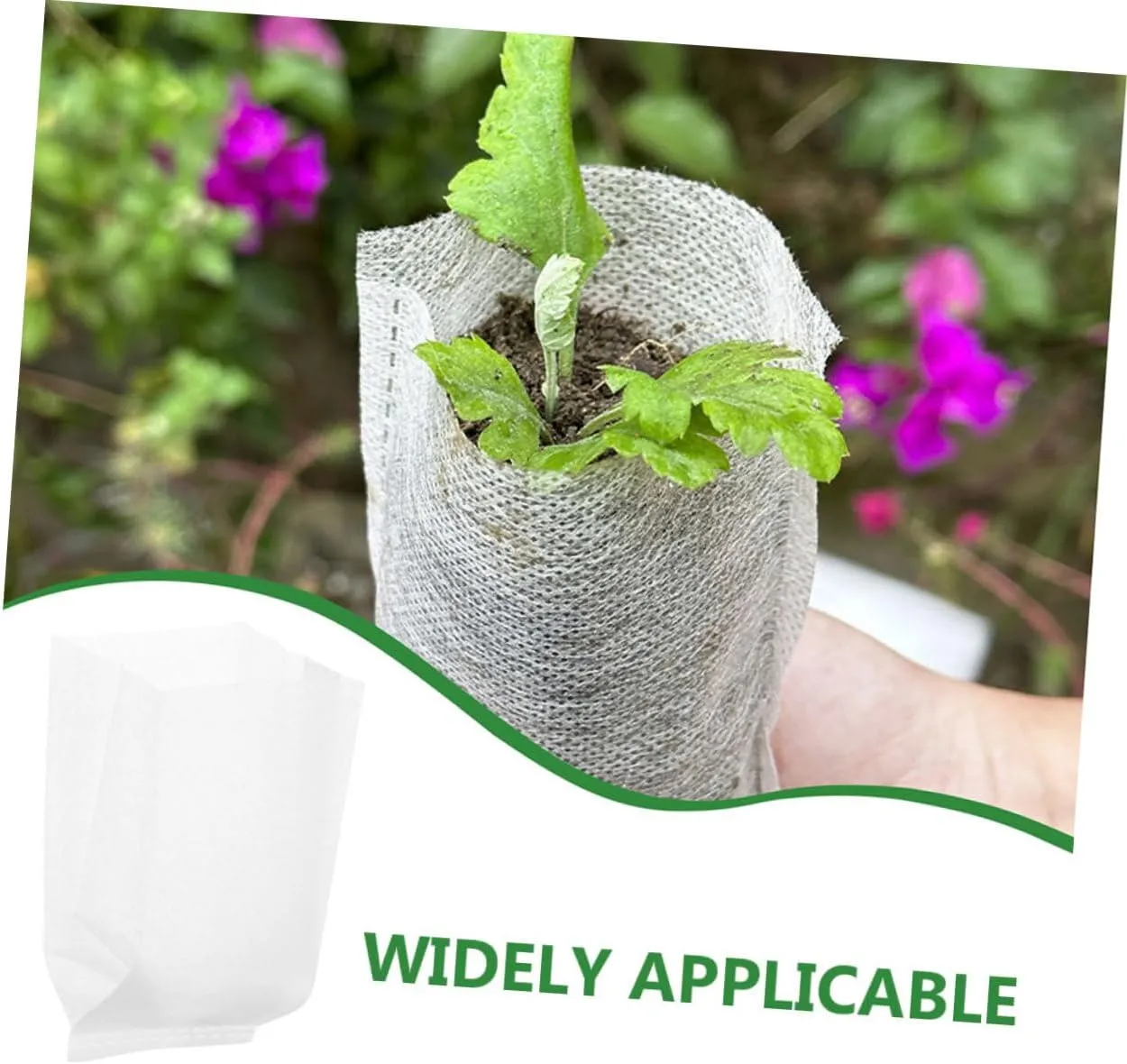 4sets Mushroom Growing Bags Plant Growing Bags Excellent Drainage Air Permeability for Use 100pcs*4