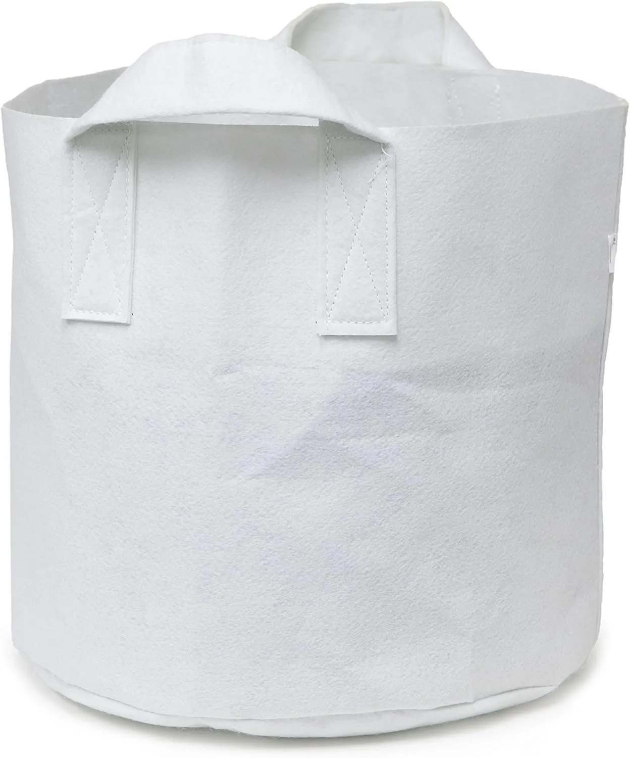 5-Pack 20 Gallon Grow Bags/Aeration Fabric Pots w/Handles (260GSM, White, 16H x 19D)