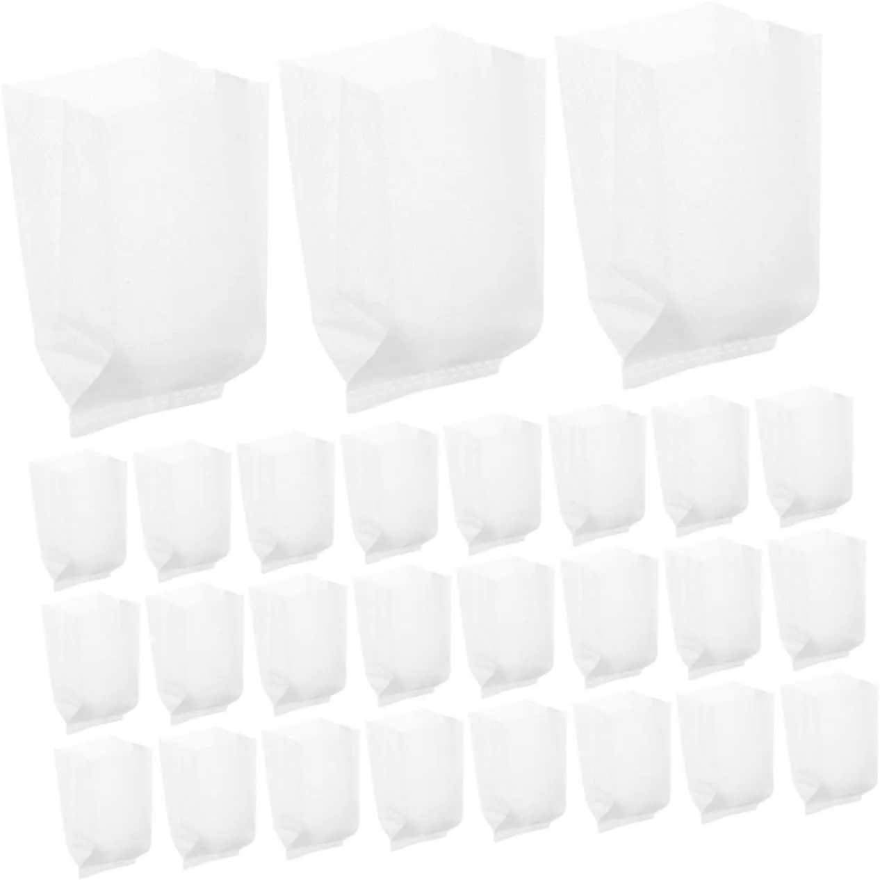 5sets Horticultural Planting Bags Planting-Grow-Bags Fine Drainage Breathable for Healthy Plant Growth 100pcs*5