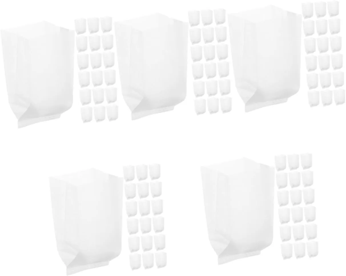 5sets Horticultural Planting Bags Planting-Grow-Bags Fine Drainage Breathable for Healthy Plant Growth 100pcs*5