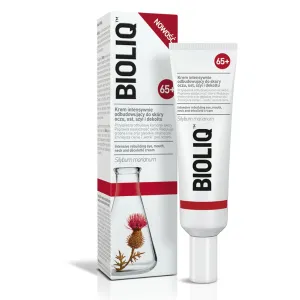 65  Intensive Rebuilding Cream for Eye, Mouth, Neck, and Décolleté - Improves Elasticity, Wrinkles, Shadows, Bags with Silymarin - 30 ml