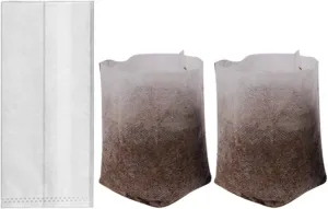 800Pcs 4.17" x 5.79" Nursery Bags Bulk Degradable Non-Woven Plant Seeding Bags Grow Bag for Home or Outdoor Garden Supply (10.6x14.7cm)