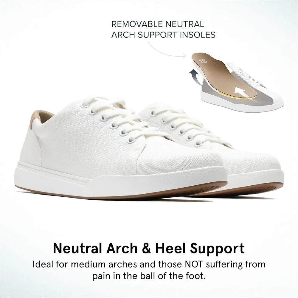 ABEO Addie Women's Fashion Sneakers with Arch Support, Comfortable Fashion Sneakers for Plantar Fasciitis, Foot and Pain Relief with Removable Orthotic Insole - Casual Shoes