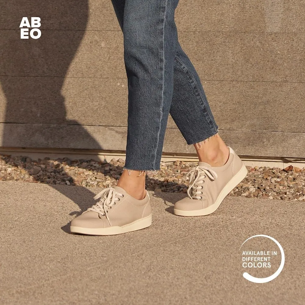ABEO Addie Women's Fashion Sneakers with Arch Support, Comfortable Fashion Sneakers for Plantar Fasciitis, Foot and Pain Relief with Removable Orthotic Insole - Casual Shoes