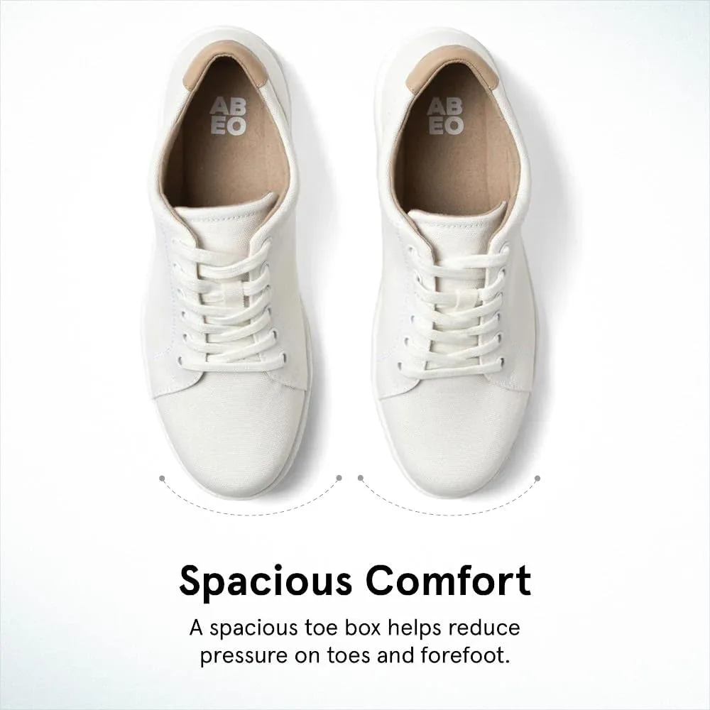 ABEO Addie Women's Fashion Sneakers with Arch Support, Comfortable Fashion Sneakers for Plantar Fasciitis, Foot and Pain Relief with Removable Orthotic Insole - Casual Shoes