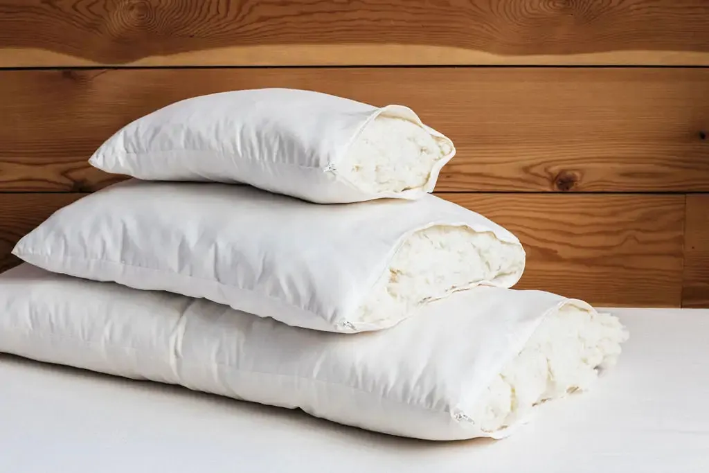 All Natural Wooly Down Bed Pillow by Holy Lamb Organics