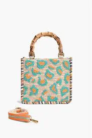 America & Beyond Wild Leopard Handheld Tote