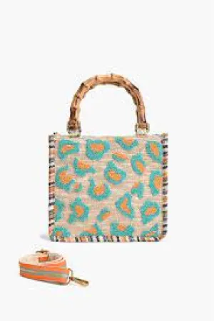 America & Beyond Wild Leopard Handheld Tote