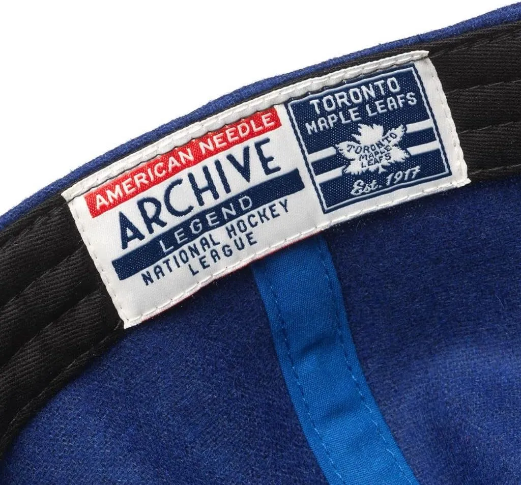 AMERICAN NEEDLE Archive Legend National Hockey League NHL Team Adjustable Buckle Strap Dad Hat
