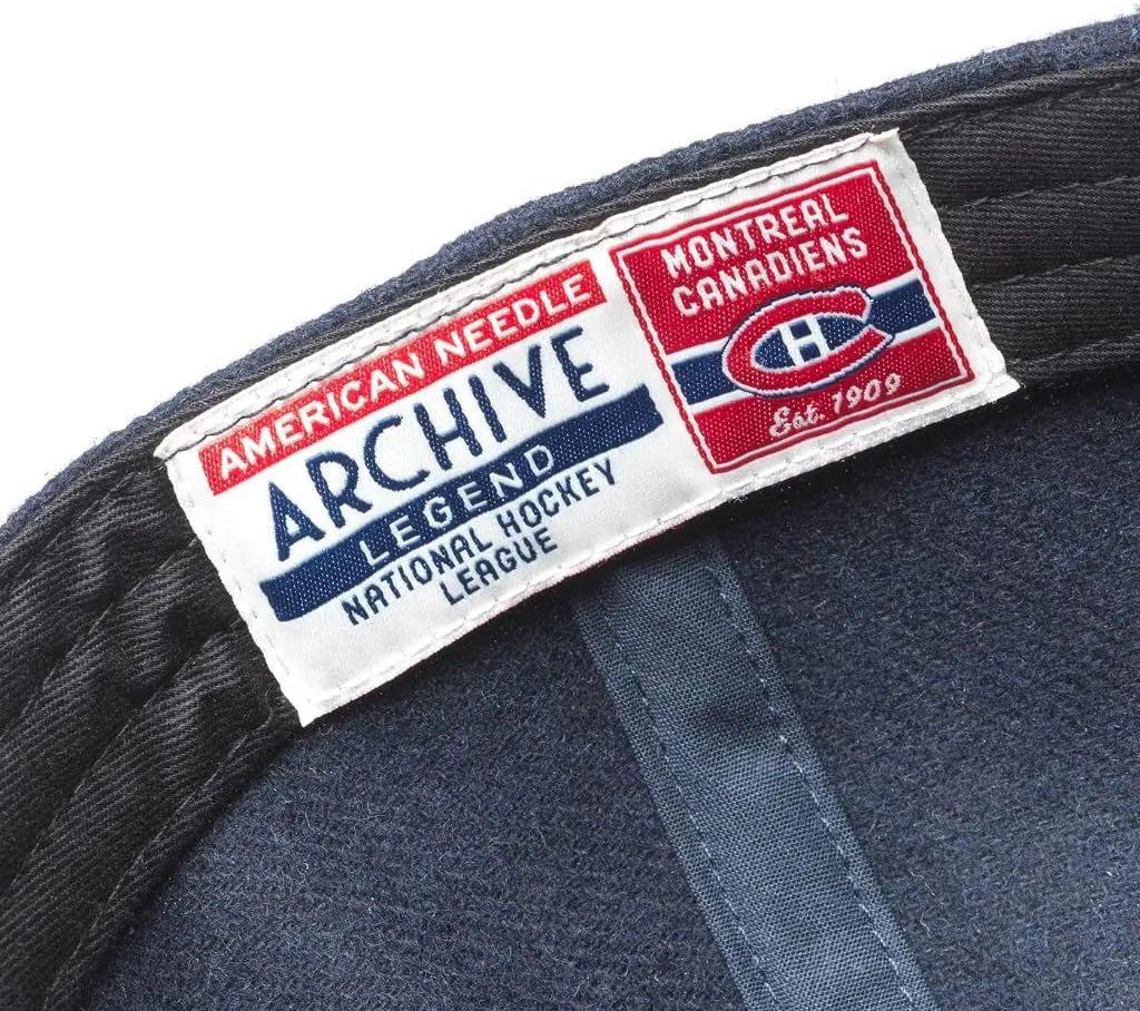 AMERICAN NEEDLE Archive Legend National Hockey League NHL Team Adjustable Buckle Strap Dad Hat