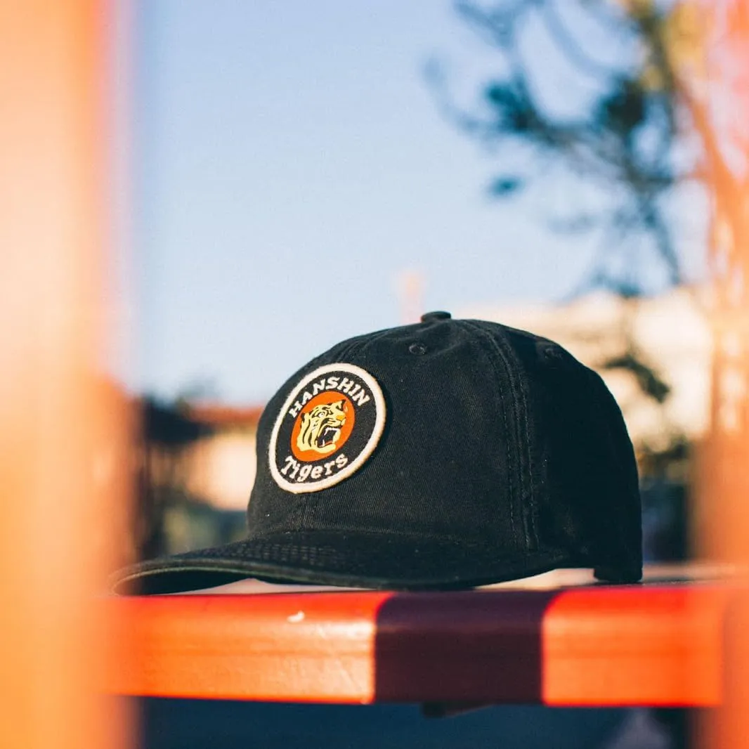AMERICAN NEEDLE Japanese Central League, Casual Relaxed Fit with Curved Brim, Adjustable Buckle Strap Dad Cap