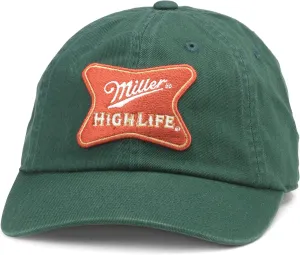 AMERICAN NEEDLE Miller High Life Beer Patch Unisex Adjustable Buckle Strap Baseball Hat