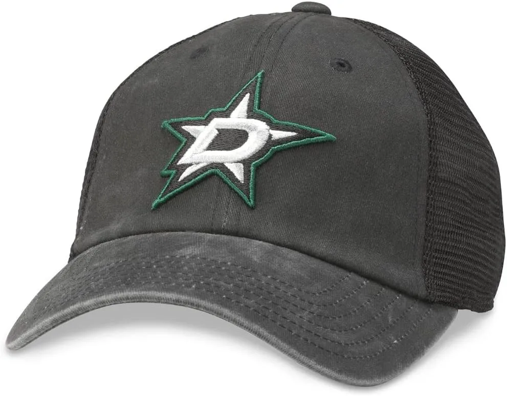 AMERICAN NEEDLE Raglan Bones NHL Mesh Strapback Hat (41152A-Parent)