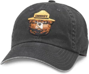 AMERICAN NEEDLE Smokey The Bear Patch Unisex Adjustable Buckle Strap Baseball Hat