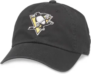 AMERICAN NEEDLE Unisex Blue Line NHL National Hockey League Team Baseball Hat Adjustable Buckle Strap Dad Cap
