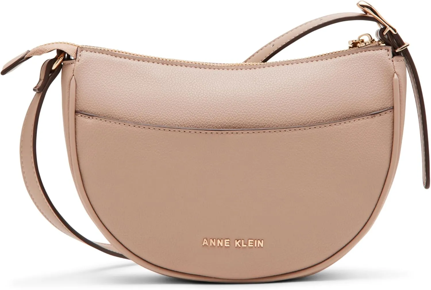 Anne Klein Sculpted Buckle Half Moon Crossbody
