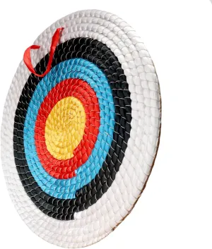 Archery Target - Backyard Straw Archery Target for Recurve Compound or Longbow - 20 Inch Traditional Bow Arrow Target for Kids Youth Adult Archery Hunting Practice