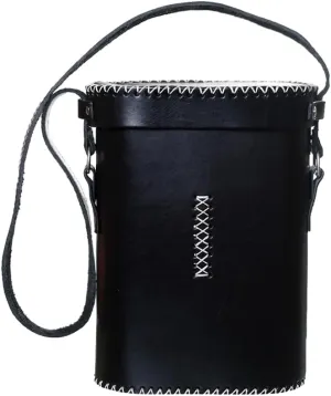 Argentinian Mate Bag Smooth Model for Vacuum Bottle and Mate | Handmade Leather Handbag