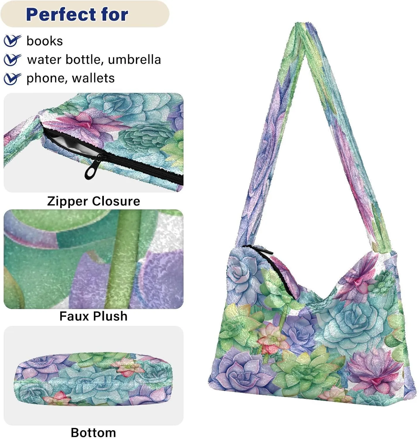 Art Gallery the Tree Womens Shoulder Handbags, Zipper Shoulder Bag, Bags for Women Handbag