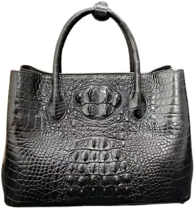 Authentic Exotic Crocodile Scales Skin Women Purse Genuine Real Alligator Leather Lady Handbag Female Single Shoulder Bag