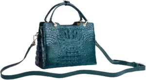 Authentic Real Alligator Leather Women's Handbag Genuine Exotic Crocodile Skin Lady Single Shoulder Bag Female Cross Bag