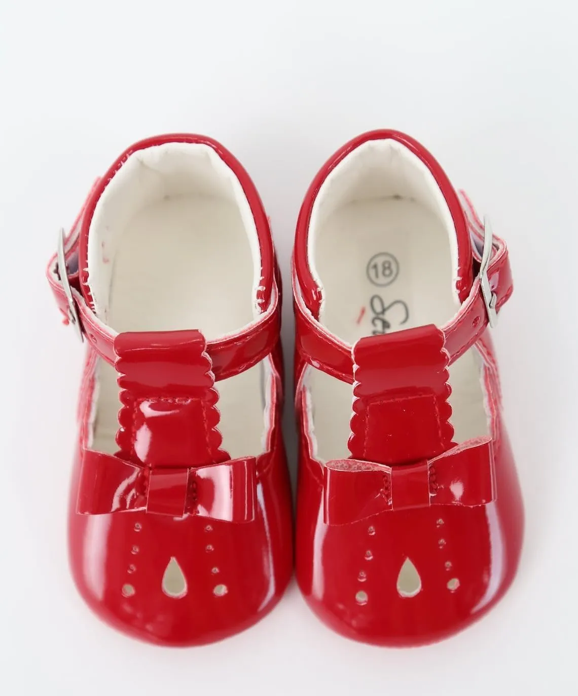 Baby Unisex Patent Mary Jane T-Bar Shoes - Perfect Footwear for Special Occasions