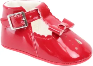 Baby Unisex Patent Mary Jane T-Bar Shoes - Perfect Footwear for Special Occasions
