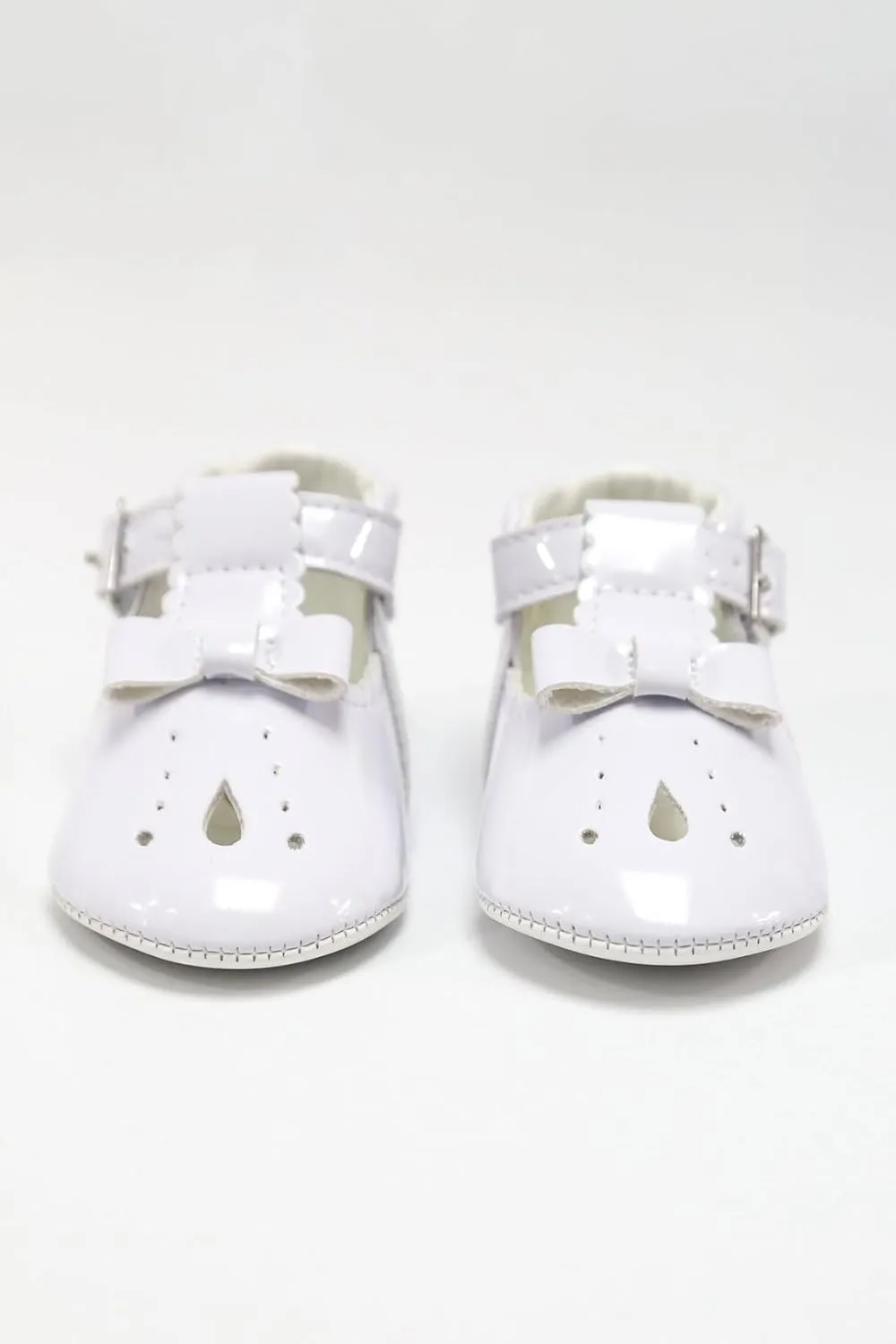 Baby Unisex Patent Mary Jane T-Bar Shoes - Perfect Footwear for Special Occasions