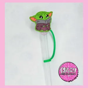 BABY YODA STRAW TOPPER